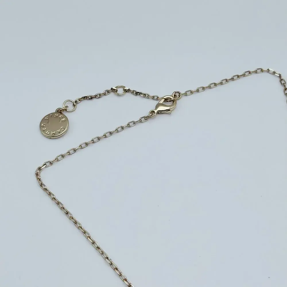 Vince Camuto Crystal Halo Star Pendant Necklace In Gold Tone - Picture 3 of 3